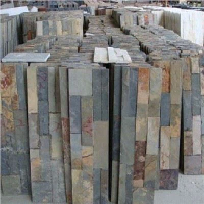 Chapa de piedra rústica amarilla