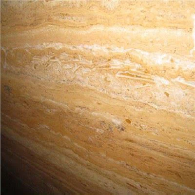 Losa turca de travertino dorado pulido