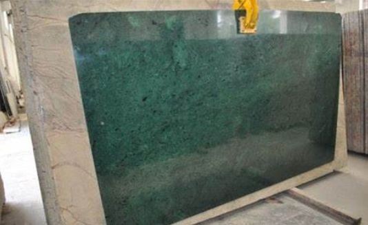 dark green marble tile