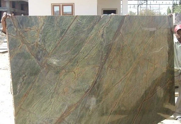 rainforest green marble bathroom