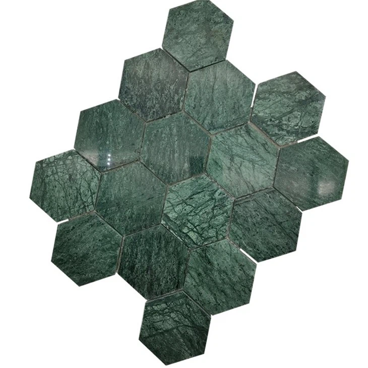 Green Marble Art Mixed Ceramic Mosaic